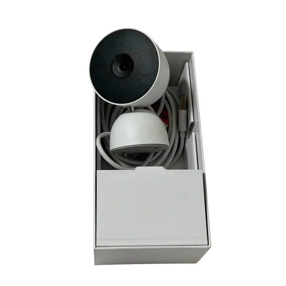 Google Nest Cam Indoor Wired 2nd Generation Smart Security Camera White-Tested